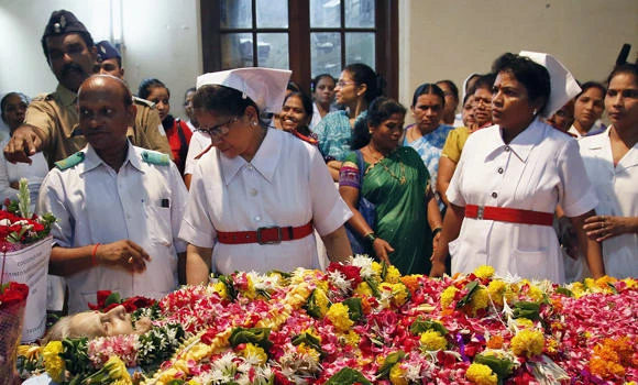 Indian nurse dies after 42 years in coma after rape