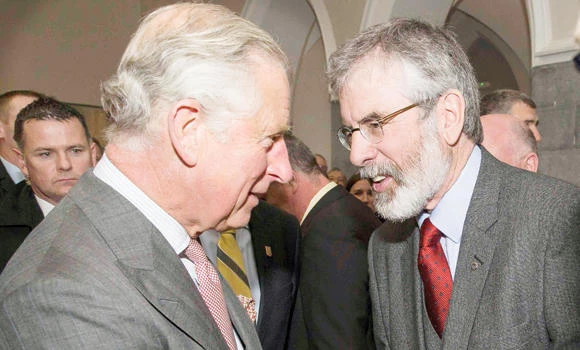 Charles meets Sinn Fein leader Adams