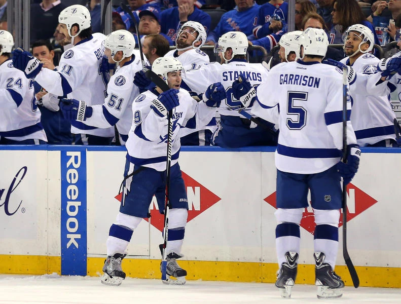 Johnson scores hat trick as Lightning even series