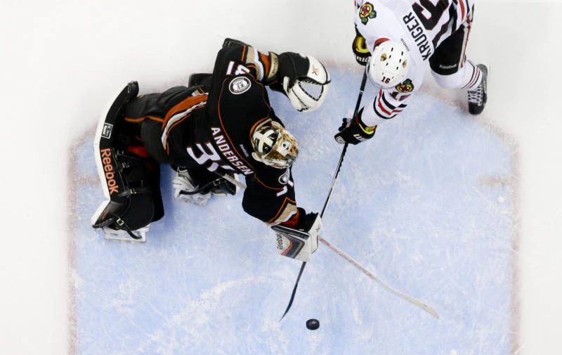 Kruger lifts Blackhawks in marathon OT playoff game