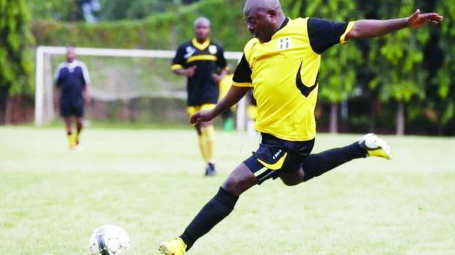 Burundi president plays football amid protests