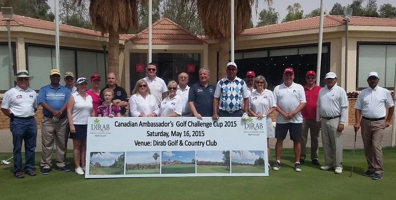 Bouchaib team wins Canadian Ambassador’s Golf Challenge Cup 2015.