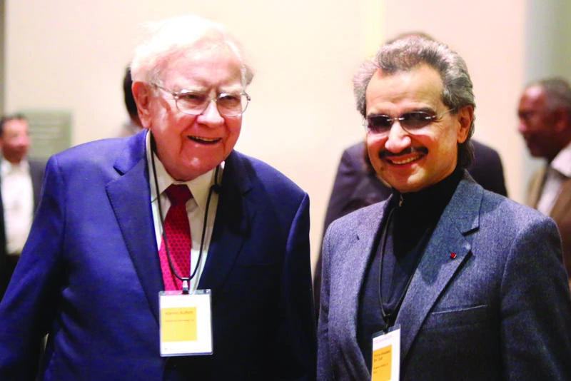 Prince Alwaleed meets Warren Buffett at Microsoft CEO Summit