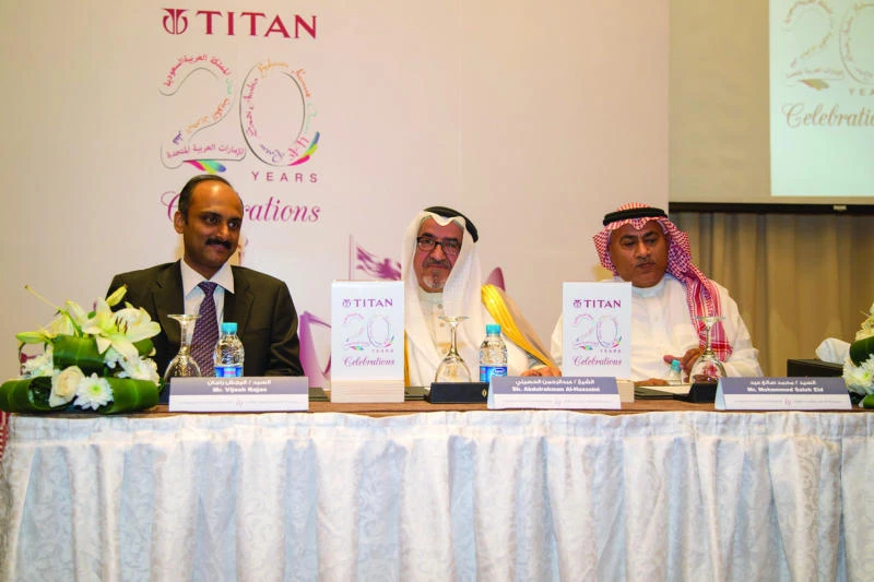 Al-Hussaini & Yahya group celebrates 20 years of Titan Watches in GCC