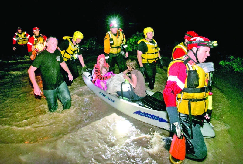 Torrential rains kill 8 in Texas, Oklahoma and Houston