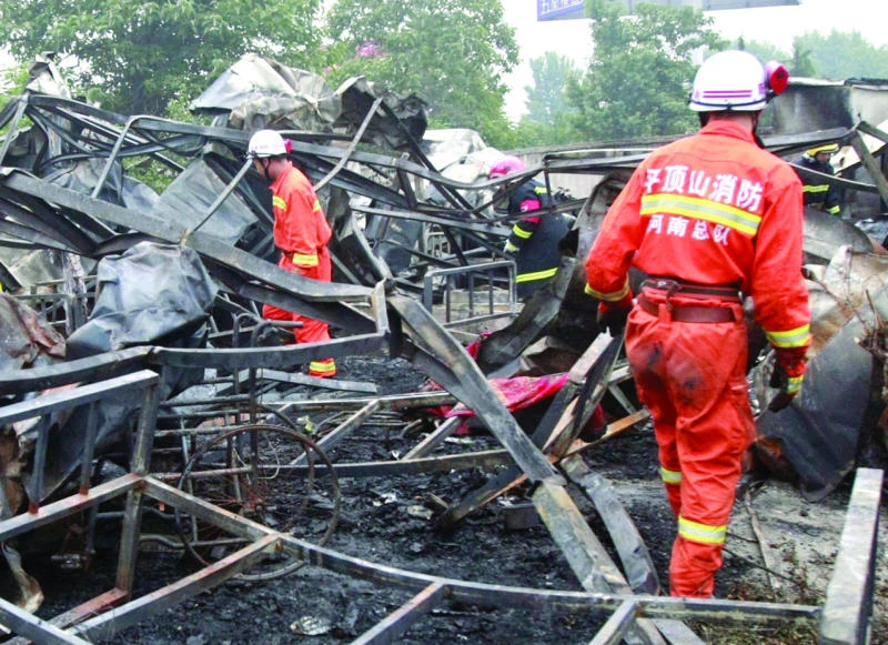 38 dead in China blaze
