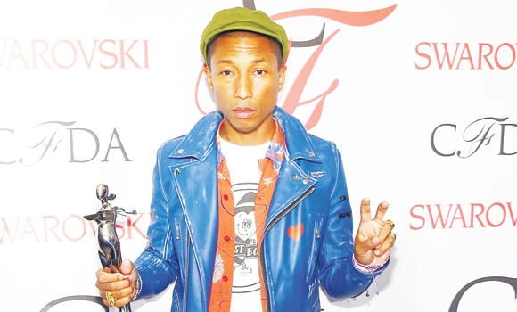 Pharrell honored at fashion awards