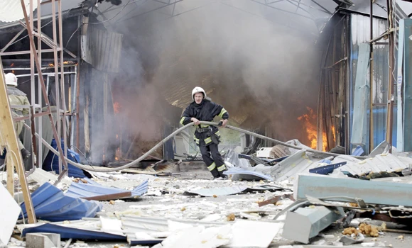 Ukraine govt, rebels fight first serious battles in months
