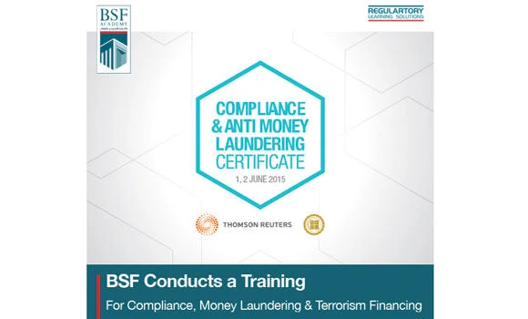 BSF conducts certified training to fight money laundering and terrorism financing
