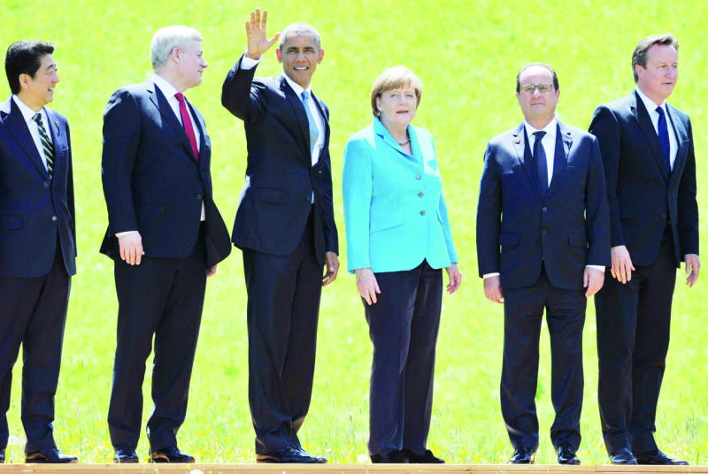 G-7 summit opens with tough line on Russia