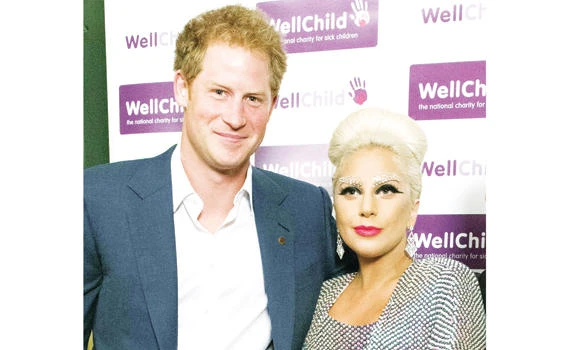 When Prince Harry met Lady Gaga