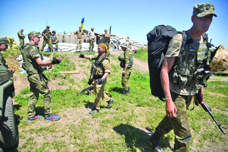 Eight Ukrainian soldiers killed; truck hits mine