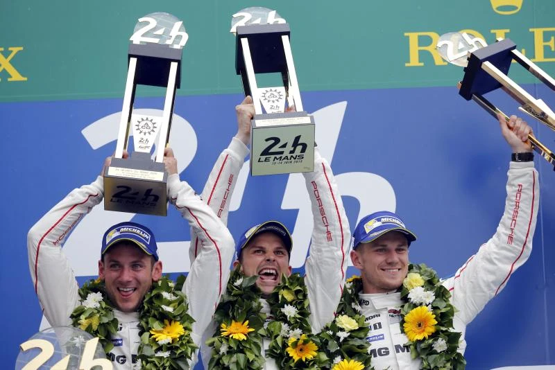 Hulkenberg leads Porsche to Le Mans victory