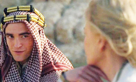 Pattinson dons the shemagh as T.E. Lawrence in new flick