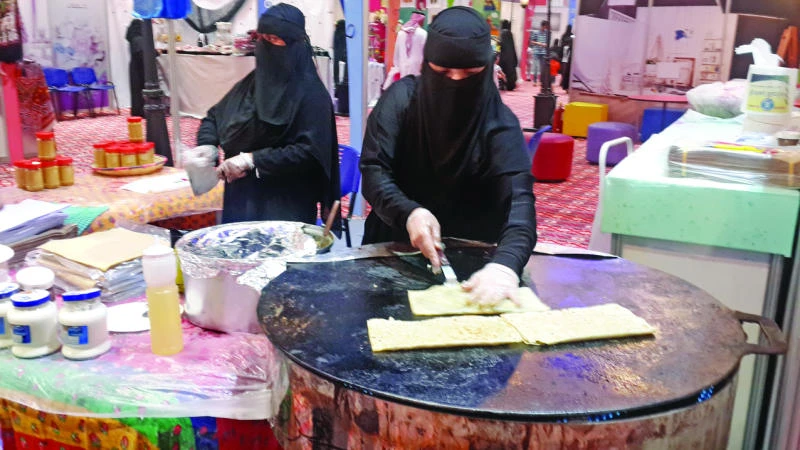 Women chefs display culinary skills