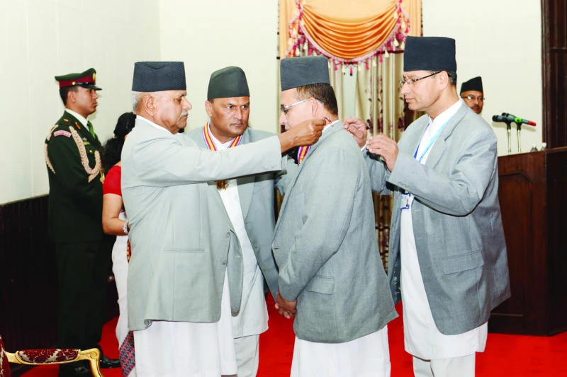 Nepali envoy conferred top honor
