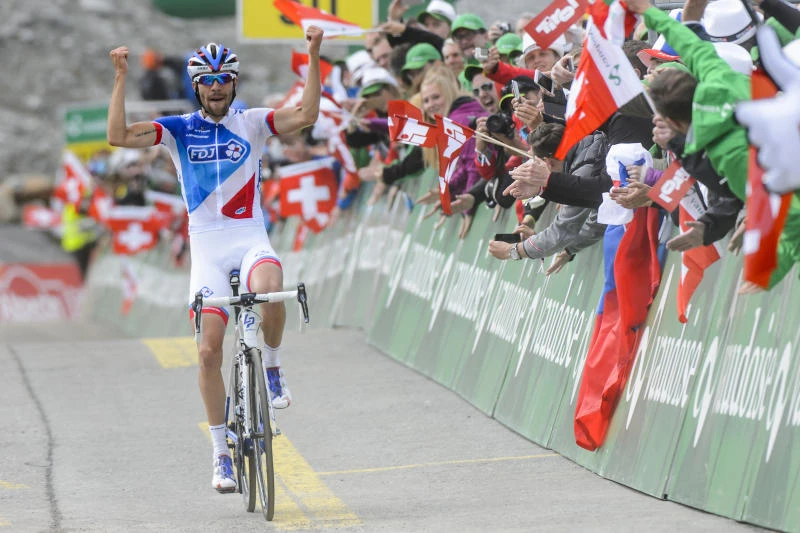 Pinot rules stage and takes yellow in Swiss Tour
