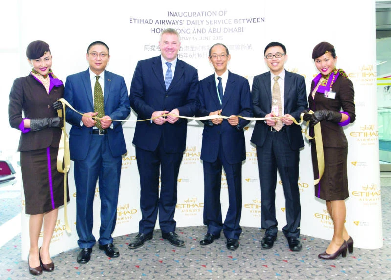Etihad Airways commences daily Hong Kong service