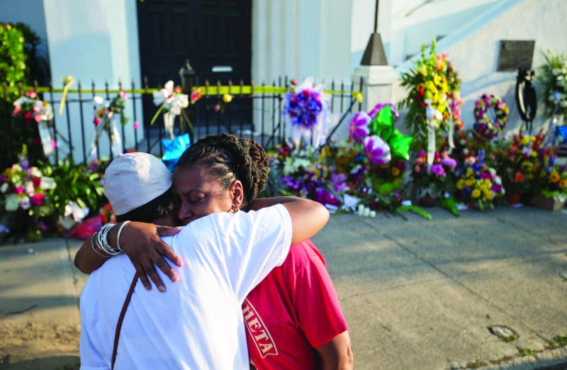 Kin of US church massacre victims offer forgiveness