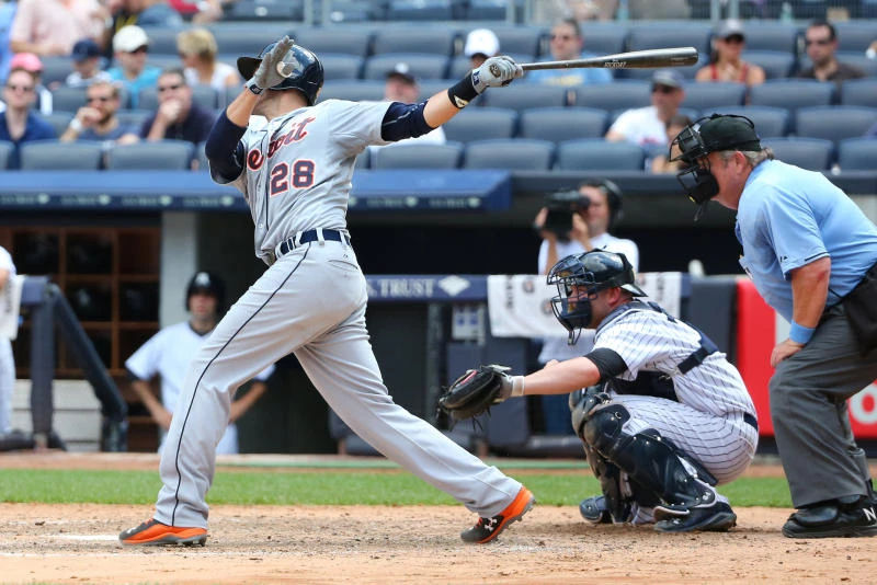J.D. Martinez to fore as Tigers trounce Yankees 12-4