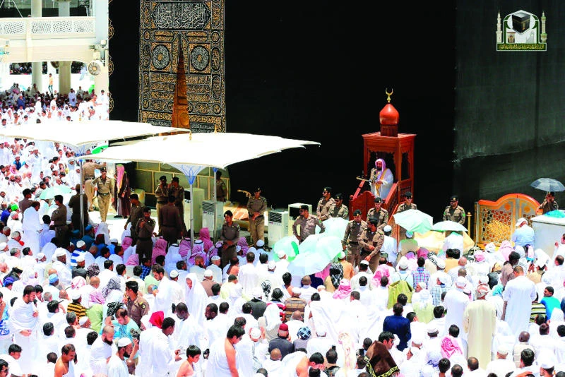 1.2 million perform Friday prayers at Grand Mosque