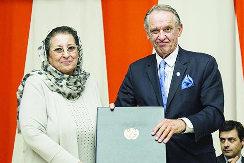 Global recognition for Thoraya Obaid