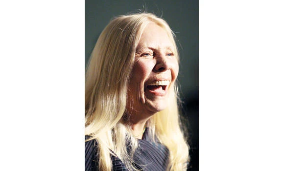 Joni Mitchell unable to speak
