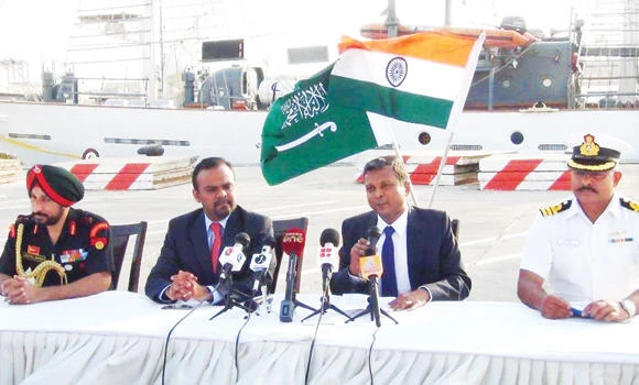 Saudi-Indian ties renewed onboard Tarangini