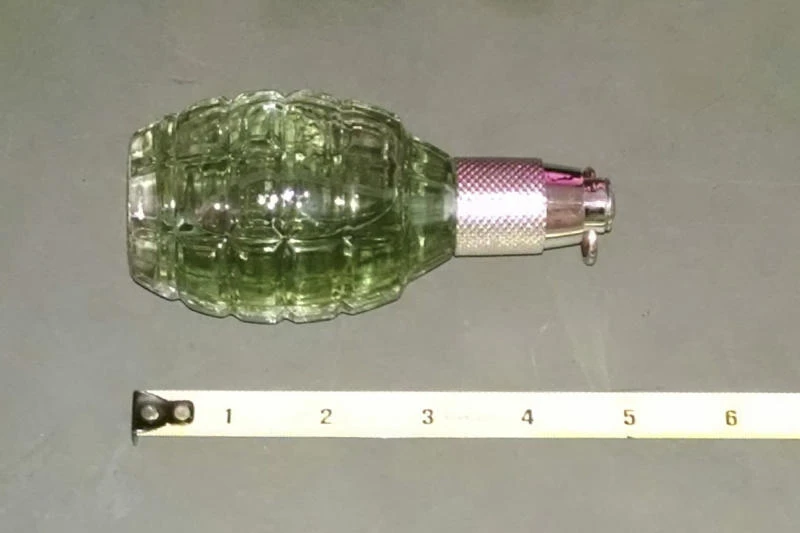 Grenade-shaped perfume bottle prompts courthouse evacuation