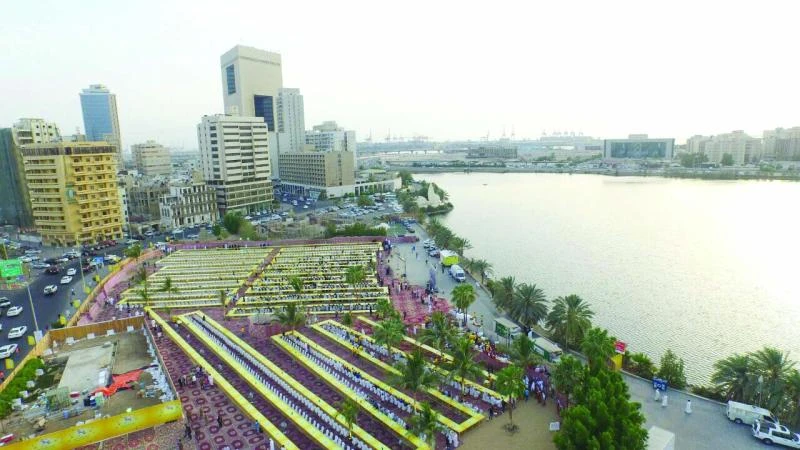 Drones film Jeddah Historic Area