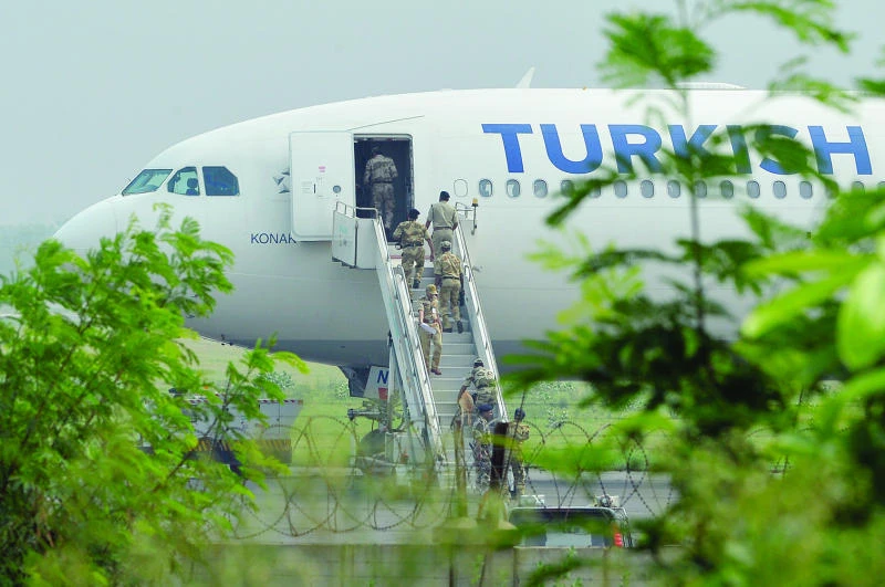 Turkish plane lands in Delhi over ‘bomb threat’