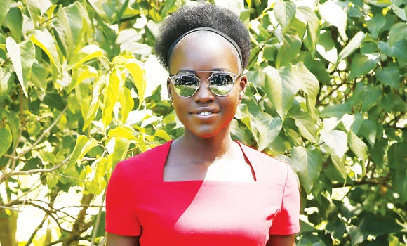Nyong’o, Blunt sparkle at Dior show