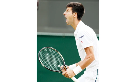 Screaming Djokovic pulls off the great escape