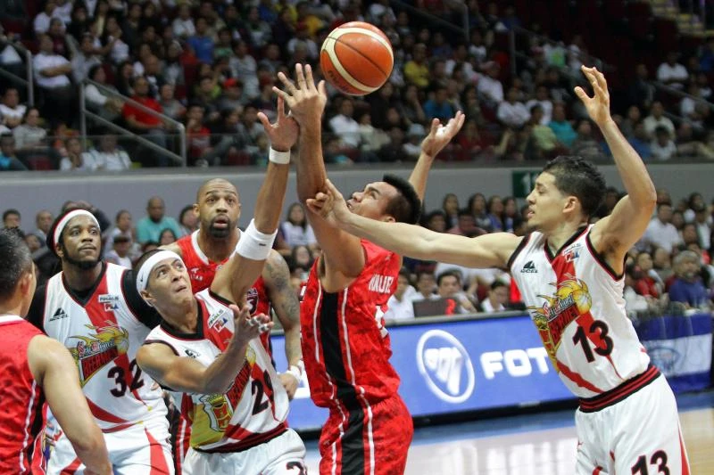 San Miguel crushes Alaska in finals opener