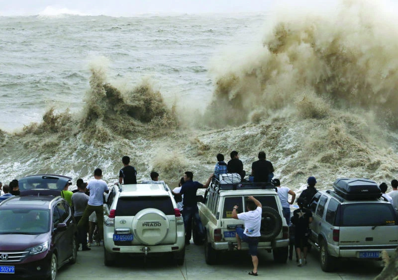 1.1m evacuated as Typhoon Chan-hom hits China coast