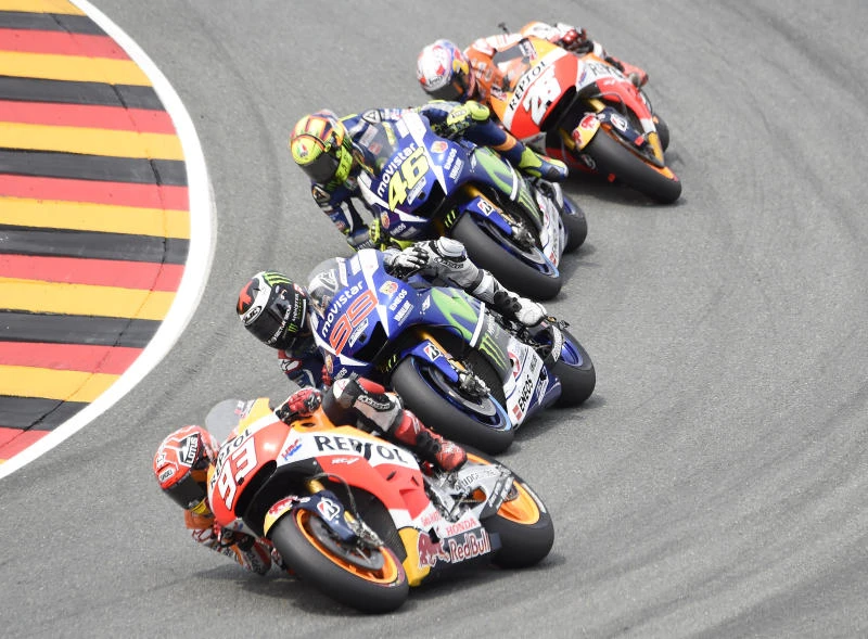 Marquez runs rings round rivals in Germany