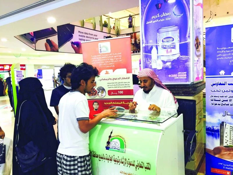 Counters opened to collect charity