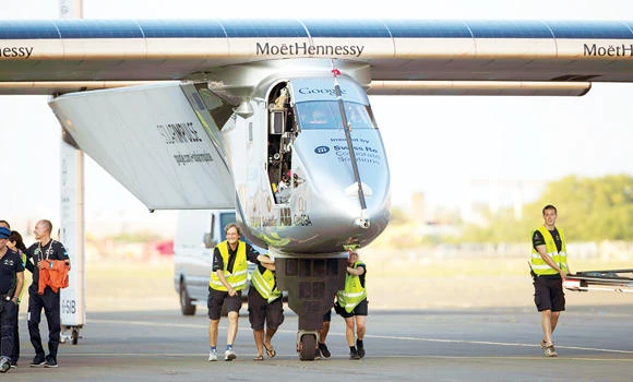 Solar-powered plane grounded in Hawaii after battery damage