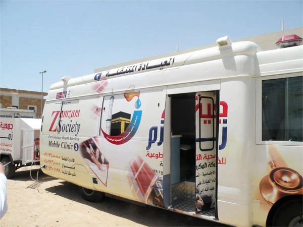 Mobile clinics treat 809 poor patients