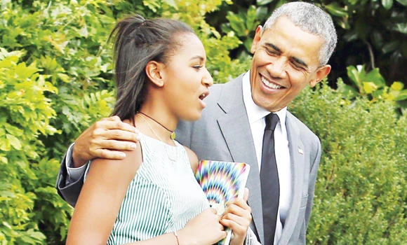 Obama takes daughters for night out in the Big Apple