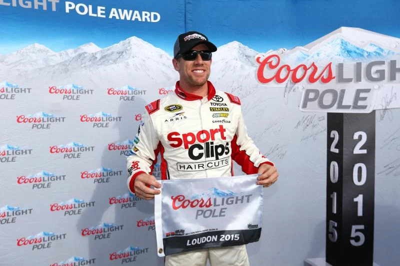 Edwards takes pole at New Hampshire