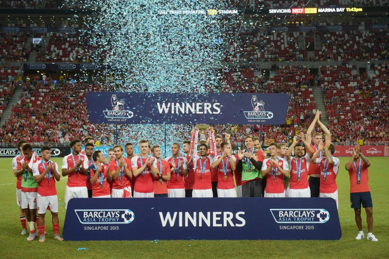 Arsenal trounces Everton in Asia Trophy final