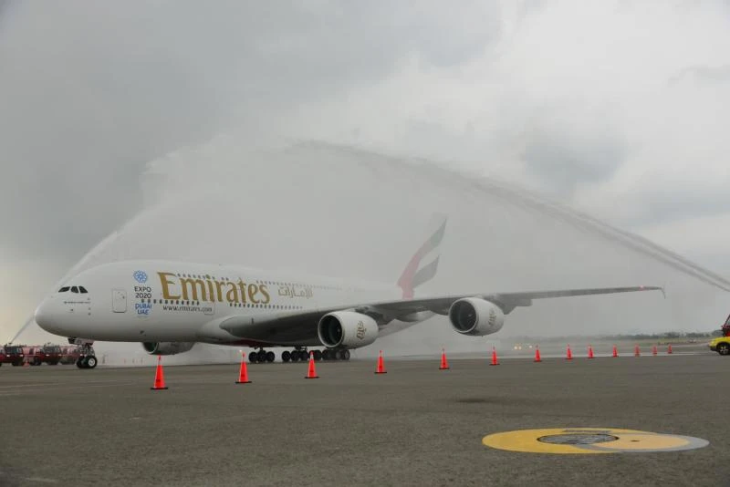 Emirates operates first commercial A380 flight to Taiwan