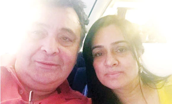 Rishi Kapoor up in the air with former heroine
