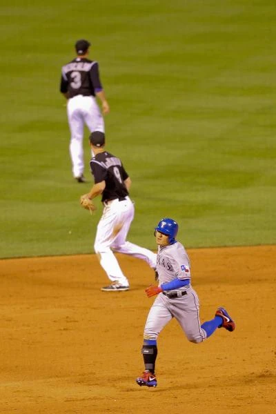 Choo hits for the cycle as Rangers rout Rockies 9-0