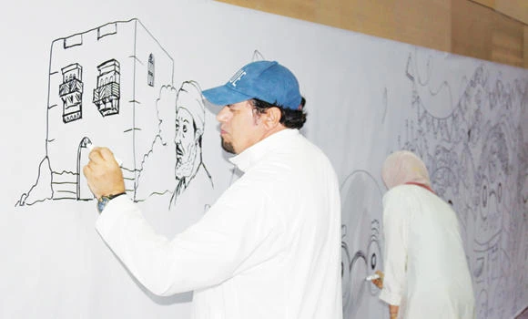 500 youths speak through largest mural of Jeddah