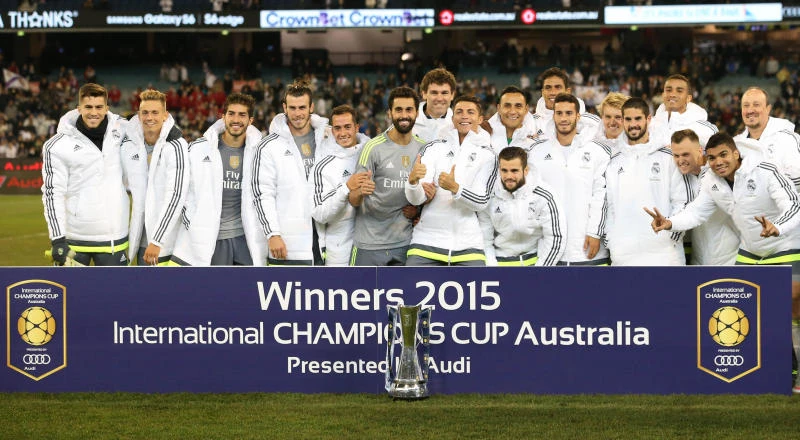 Real Madrid routs Man.City in front of record Melbourne crowd