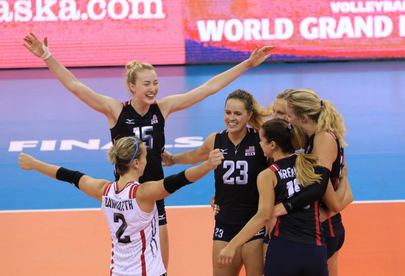 USA sweeps Brazil, clinches World Grand Prix title