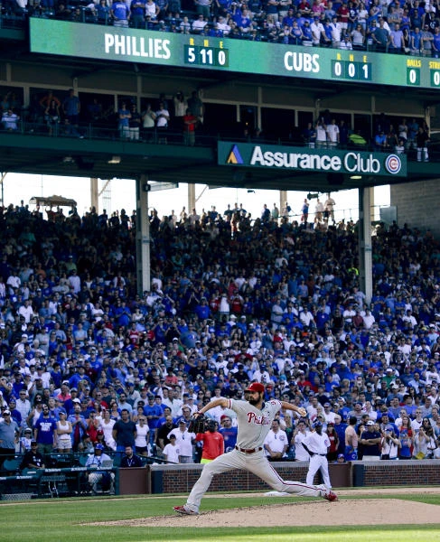 Hamels throws first no-hitter against Cubs in 50 years