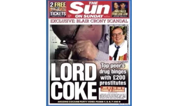 British lord exposed in ‘drugs and prostitutes’ romp